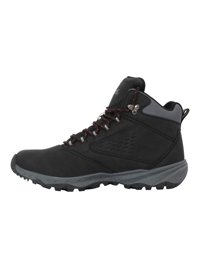 Regatta - Bottines de marche AMBLE Noir Rouge - Kiabi