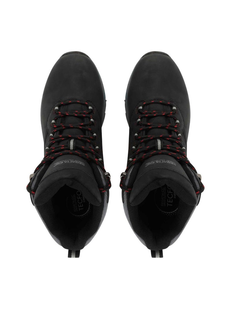 Regatta - Bottines de marche AMBLE Noir Rouge - Kiabi