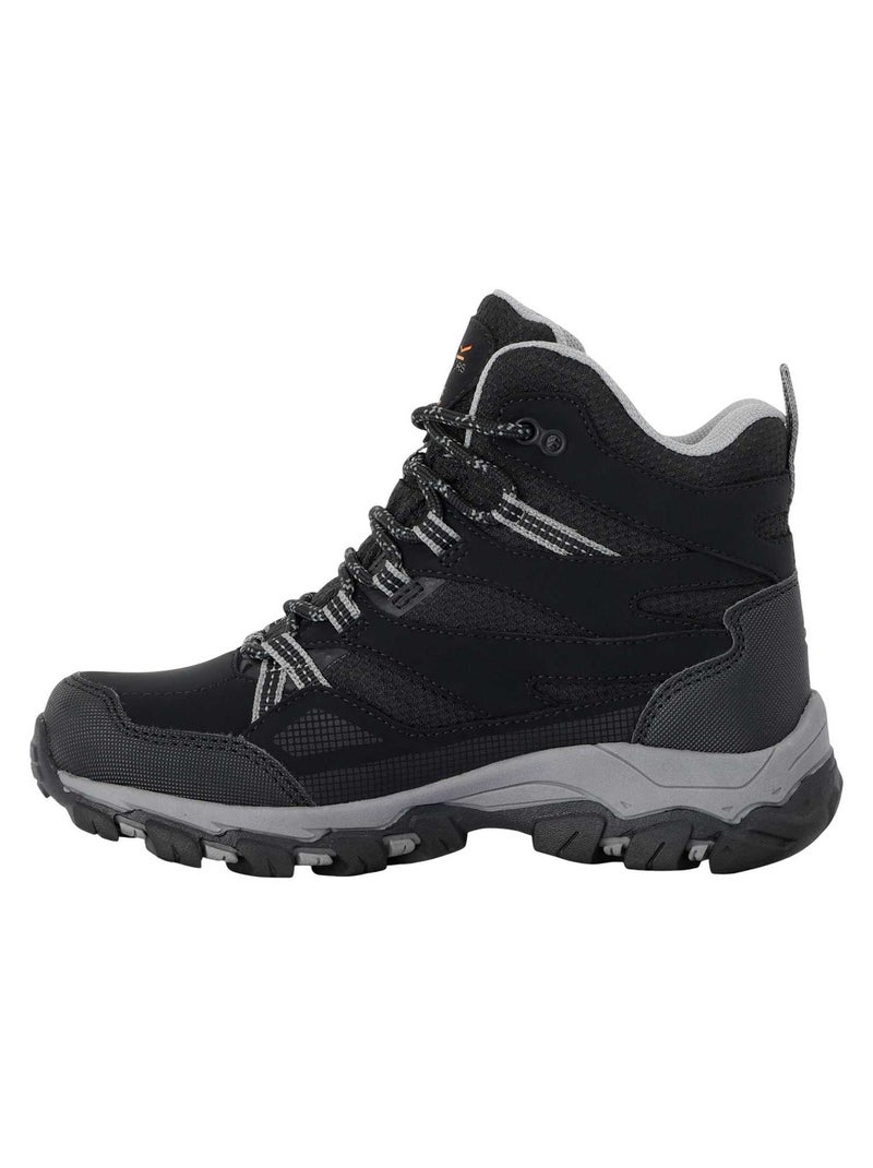 Regatta - Bottines de marche HOLCOMBE Noir Gris Noir - Kiabi