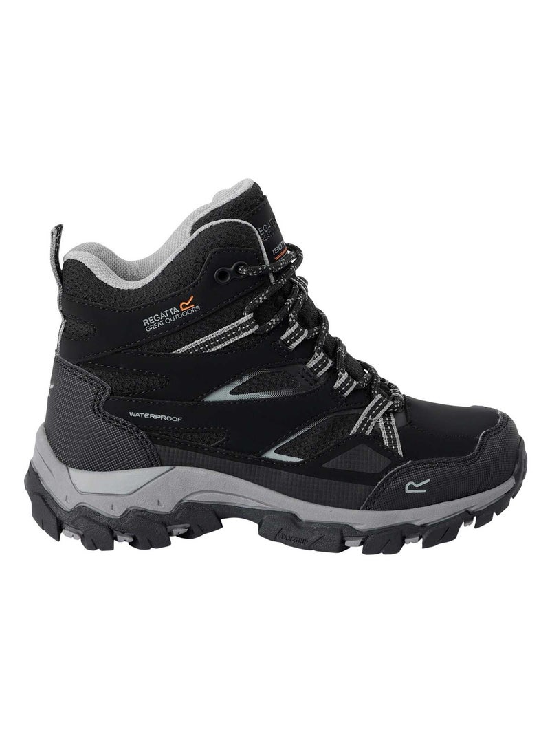 Regatta - Bottines de marche HOLCOMBE Noir Gris Noir - Kiabi
