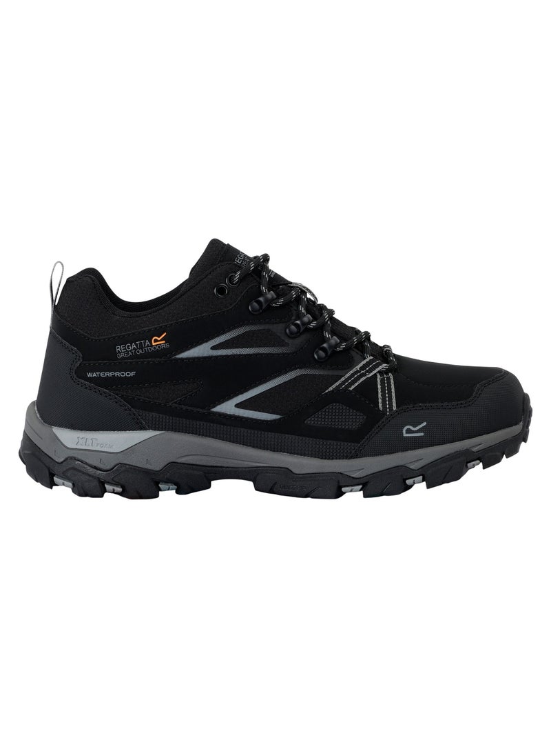 Regatta - Bottines de marche HOLCOMBE Noir Noir - Kiabi