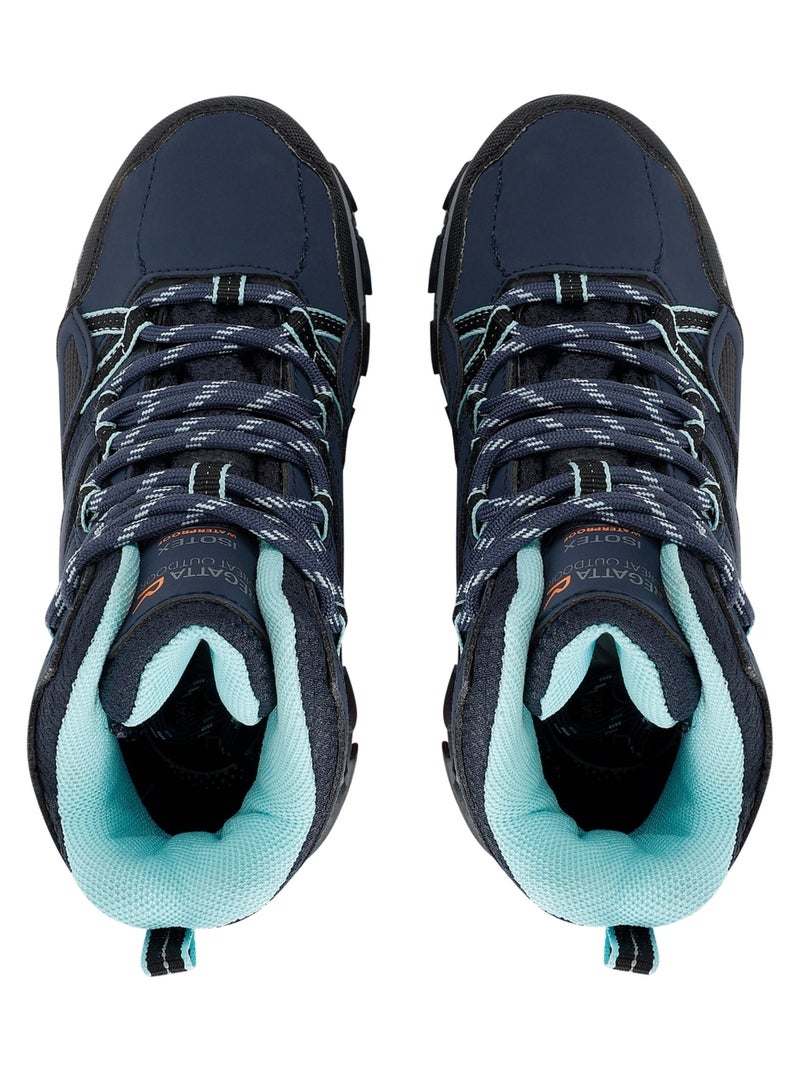 Regatta - Bottines de marche motif style contrasté HOLCOMBE Bleu Bleu - Kiabi