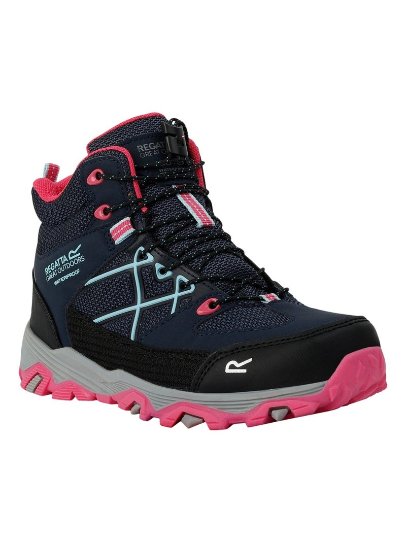 Regatta - Bottines de marche SAMARIS Bleu Rose - Kiabi
