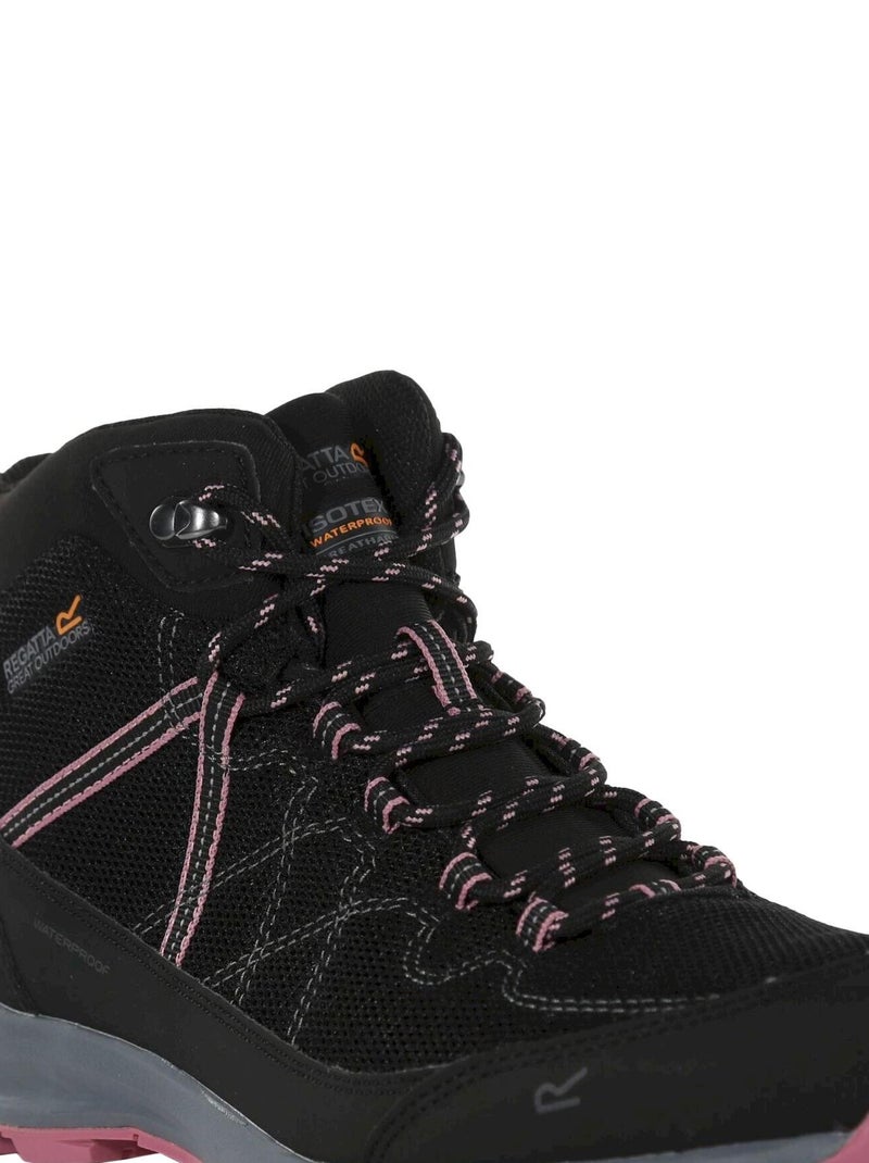 Regatta - Bottines de marche SAMARIS LITE Noir Rose - Kiabi