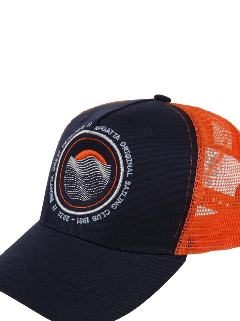 Regatta - Casquette trucker TASSIAN Bleu Orange - Kiabi