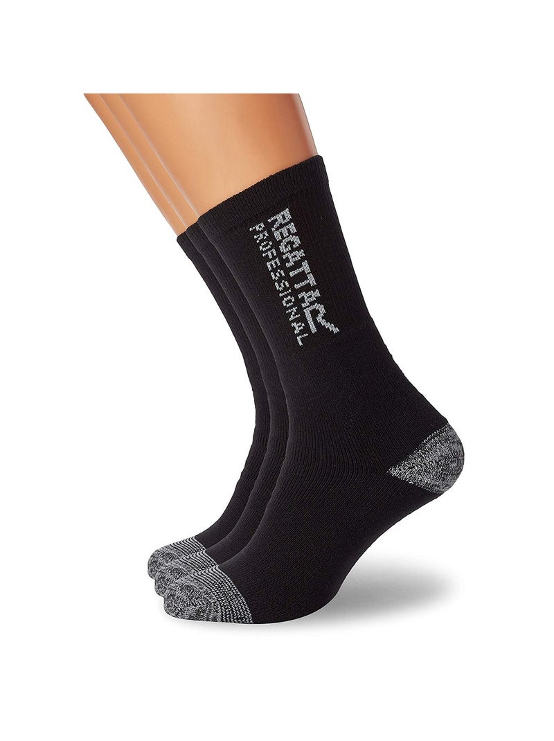 Regatta - Chaussettes de travail (3 paires) Noir - Kiabi