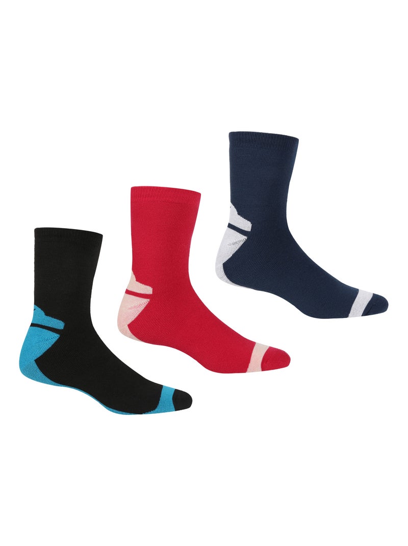 Regatta - Chaussettes pour bottes Noir Rouge Bleu - Kiabi