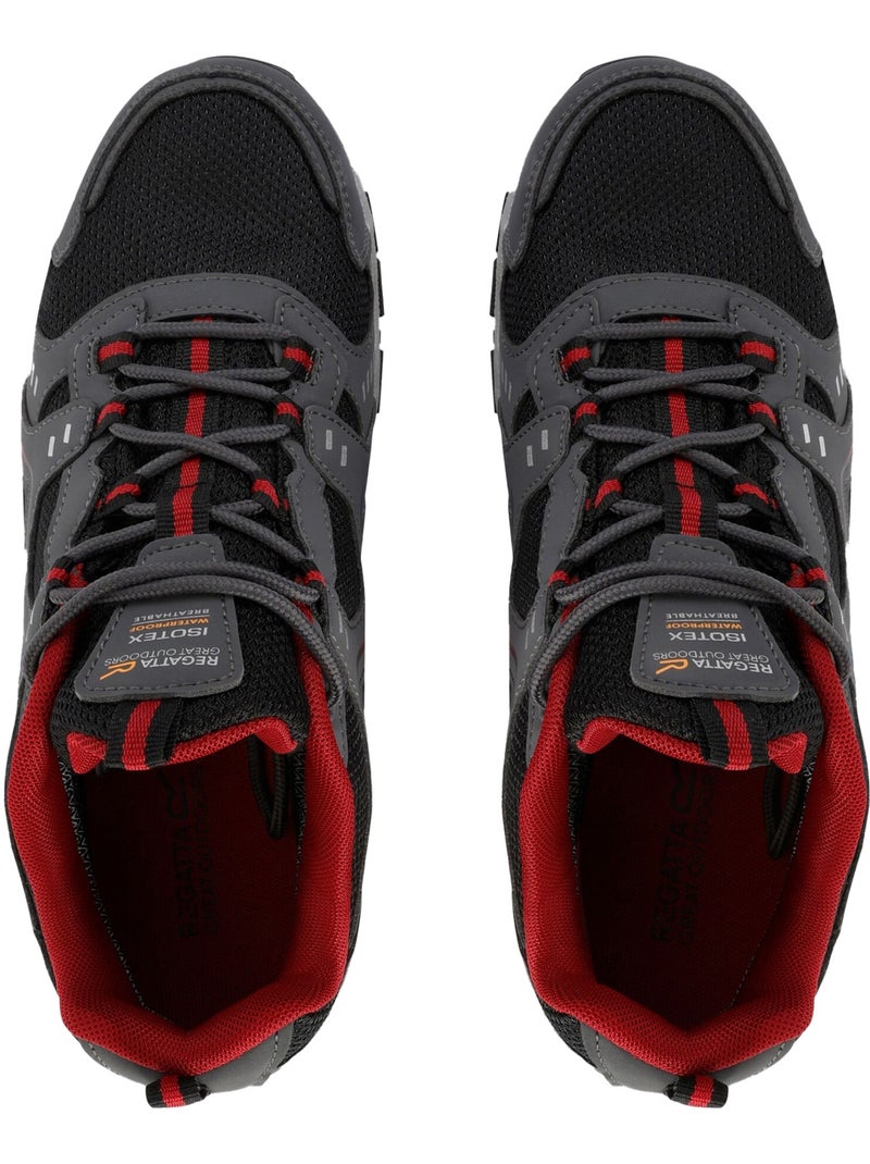 Regatta - Chaussures de marche imperméables VENDEAVOUR Gris Rouge - Kiabi
