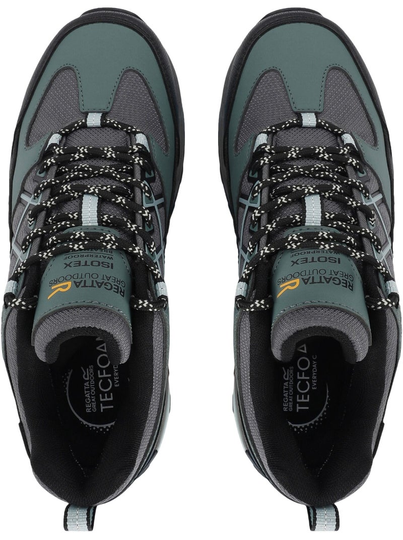 Regatta - Chaussures de marche SAMARIS Vert marine fluo - Kiabi