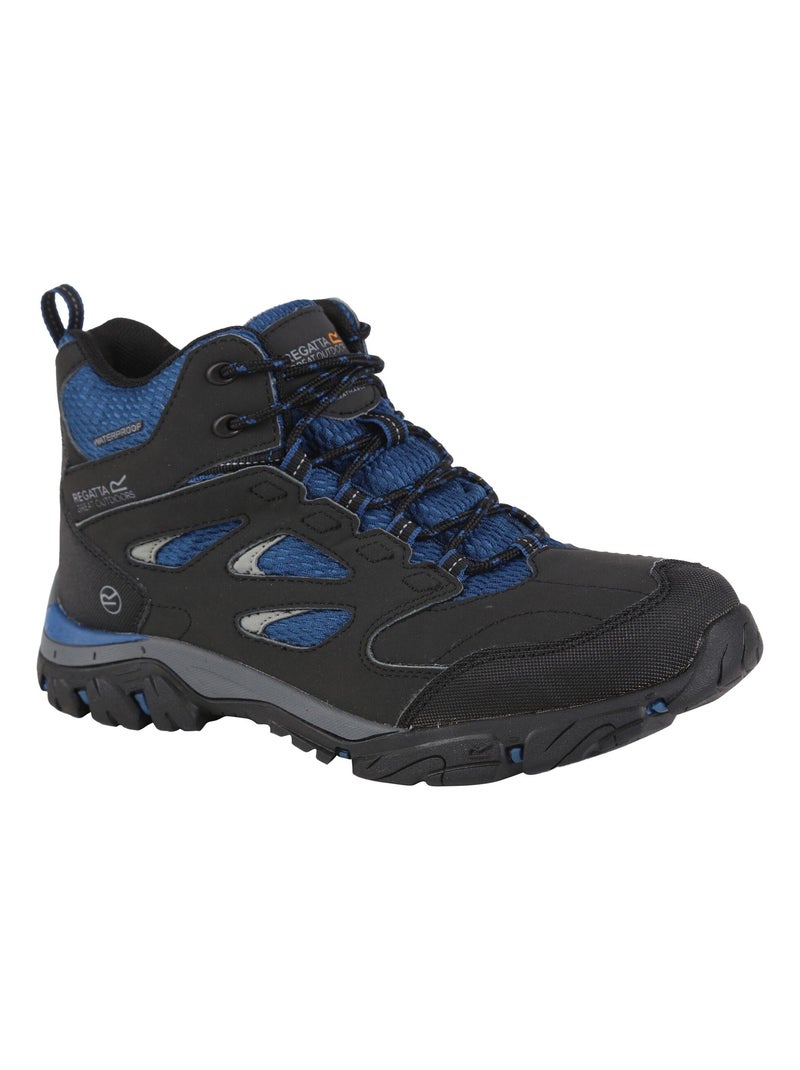 Regatta - Chaussures montantes de randonnée HOLCOMBE Bleu anthracite - Kiabi