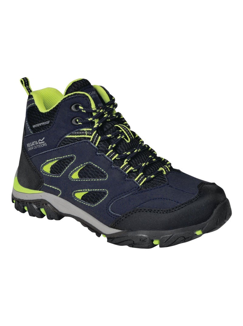 Regatta - Chaussures montantes de randonnée HOLCOMBE Bleu Vert - Kiabi