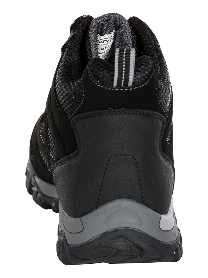Regatta - Chaussures montantes de randonnée HOLCOMBE Noir Gris - Kiabi