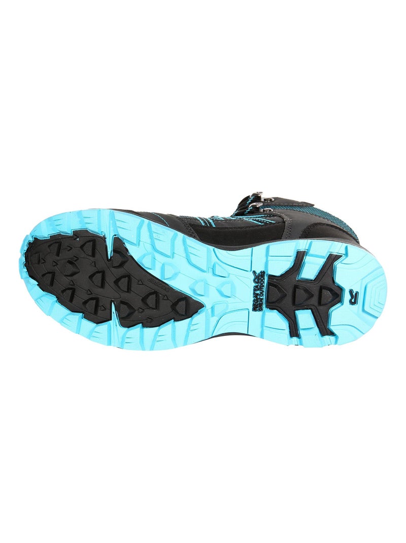 Regatta - Chaussures montantes de randonnée SAMARIS Bleu Vert - Kiabi