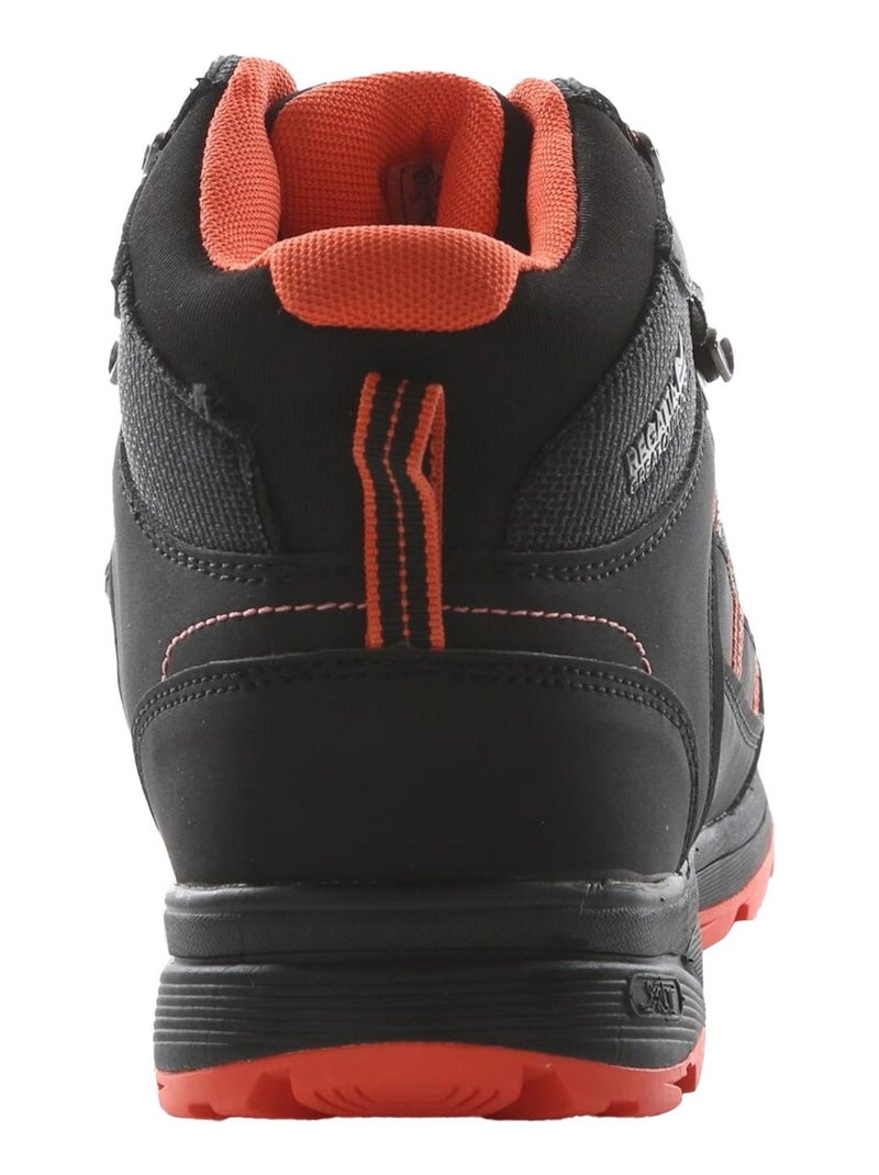 Regatta - Chaussures montantes de randonnée SAMARIS Noir Orange Noir - Kiabi