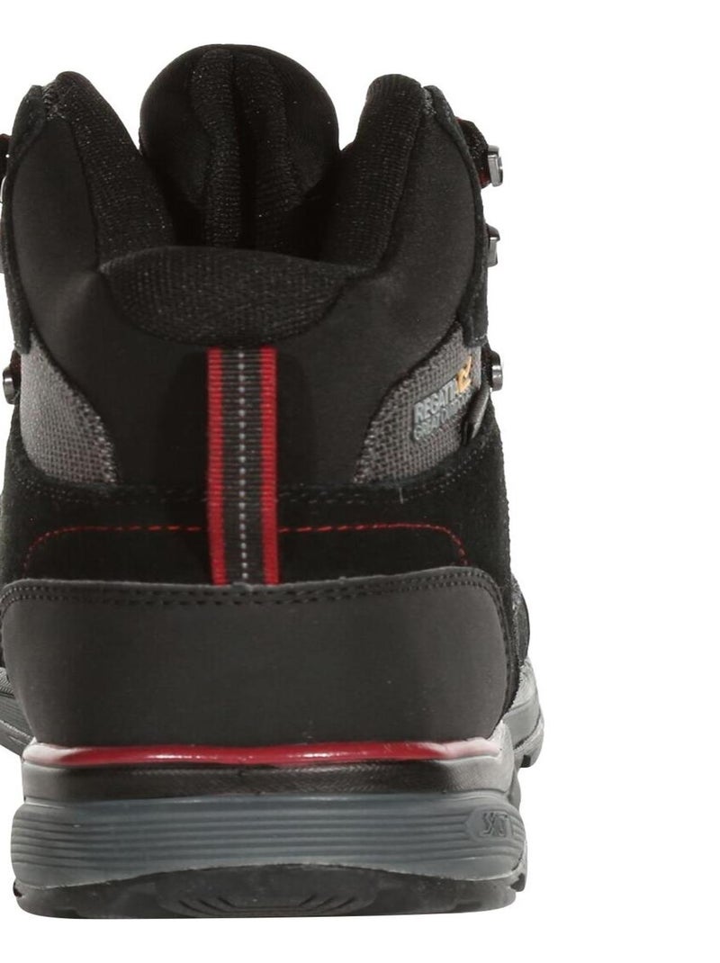 Regatta - Chaussures montantes de randonnée SAMARIS Noir Rouge - Kiabi