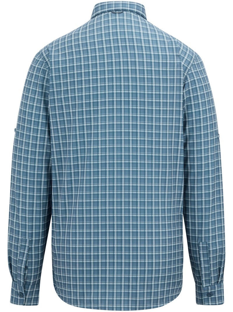 Regatta - Chemise de voyage motif/style à carreaux Bleu - Kiabi