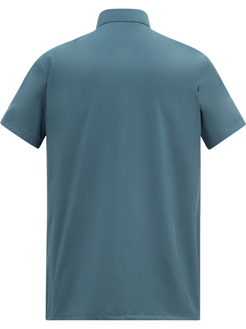 Regatta - Chemise manches courtes de voyage Bleu ardoise - Kiabi