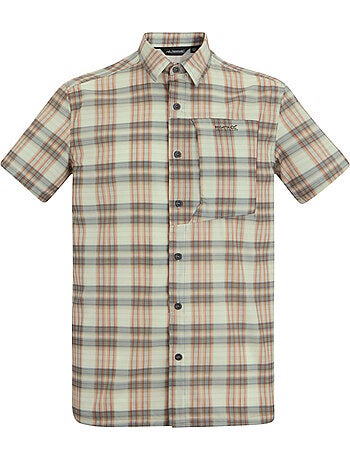 Regatta - Chemise manches courtes de voyage motif/style à carreaux
