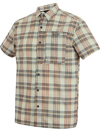 Regatta - Chemise manches courtes de voyage motif/style à carreaux
