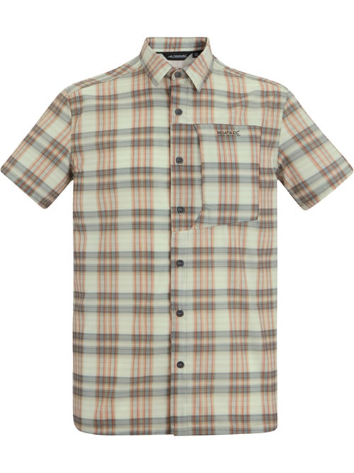 Regatta - Chemise manches courtes de voyage motif/style à carreaux - Kiabi