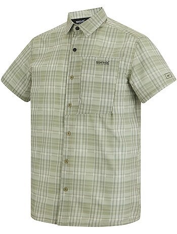 Regatta - Chemise manches courtes de voyage motif/style à carreaux
