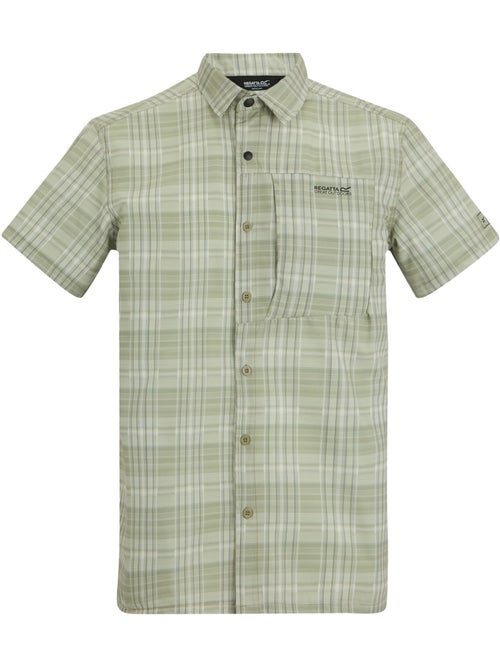 Regatta - Chemise manches courtes de voyage motif/style à carreaux - Kiabi
