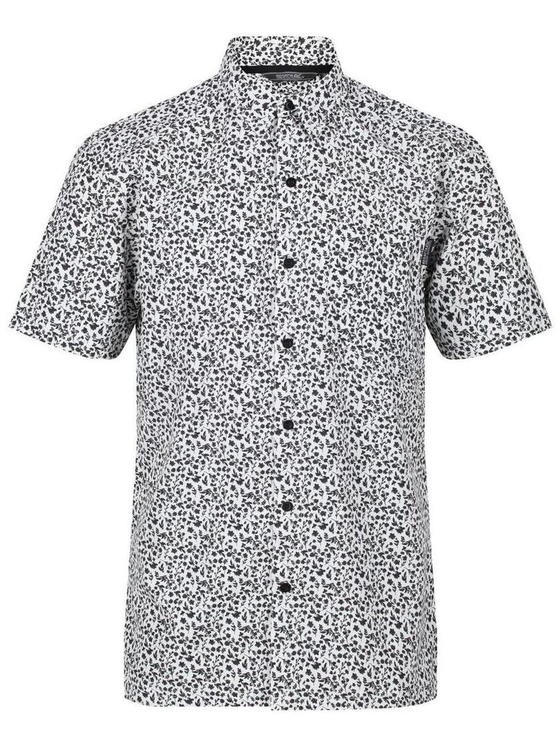 Chemise à Manches Courtes Pour Homme Avec Imprimé Tortue Et Poisson