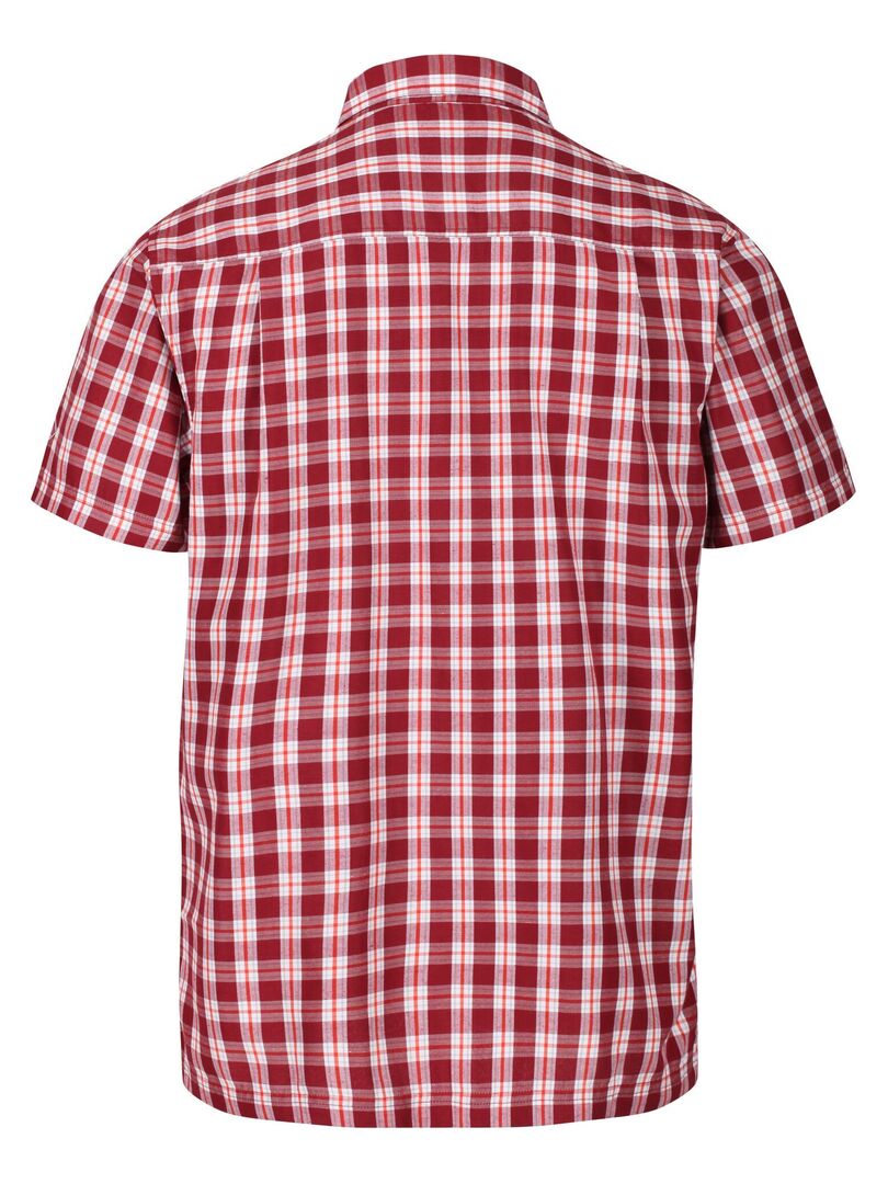 Chemise Regatta Femme – Rouge – Boutonnée Manches Courtes – Taille 16 UK (42)