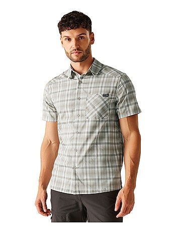 Régate - Chemise manches courtes motif/style à carreaux BEGARNO