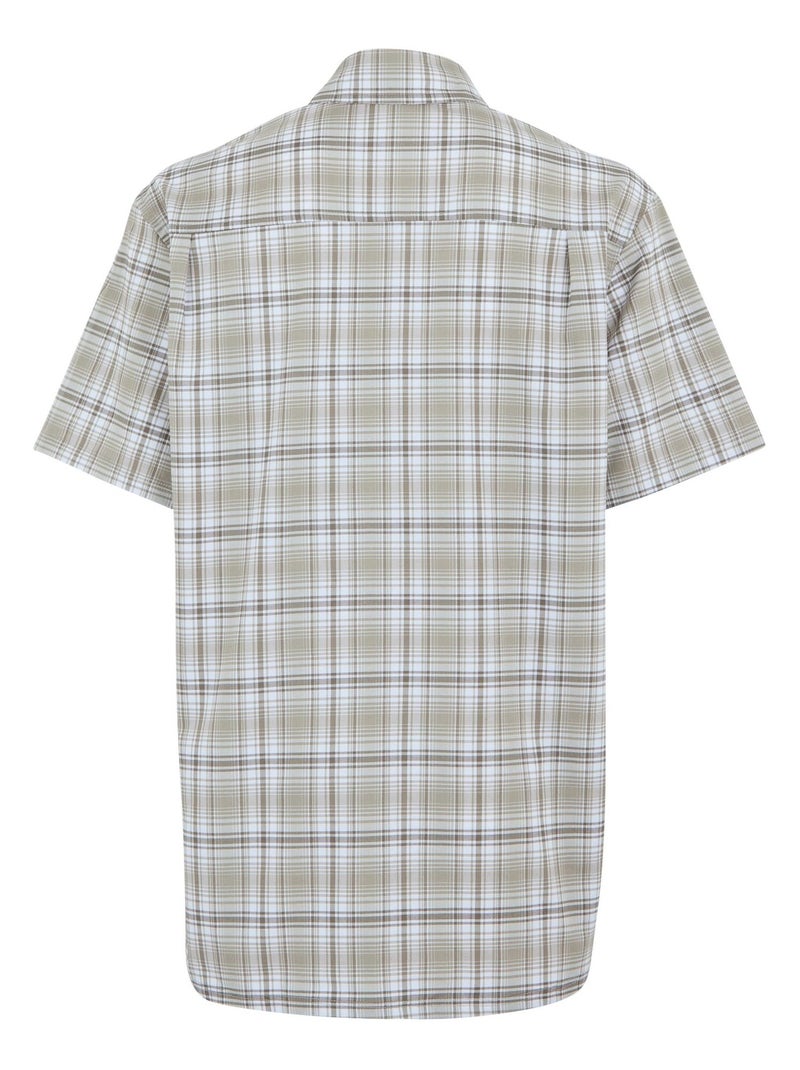 Regatta - Chemise manches courtes motif/style à carreaux BEGARNO Blanc - Kiabi