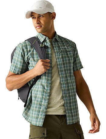 Regatta - Chemise manches courtes motif/style à carreaux MINDANO