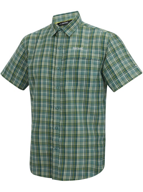 Regatta - Chemise manches courtes motif/style à carreaux MINDANO - Kiabi