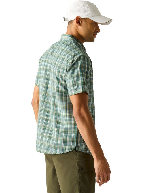 Regatta - Chemise manches courtes motif/style à carreaux MINDANO - Kiabi