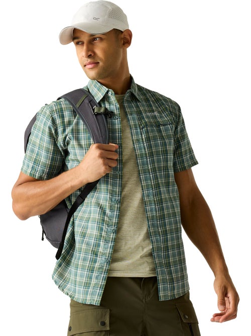 Regatta - Chemise manches courtes motif/style à carreaux MINDANO - Kiabi