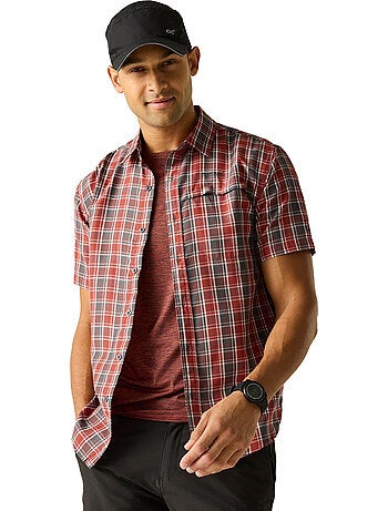 Regatta - Chemise manches courtes motif/style à carreaux MINDANO