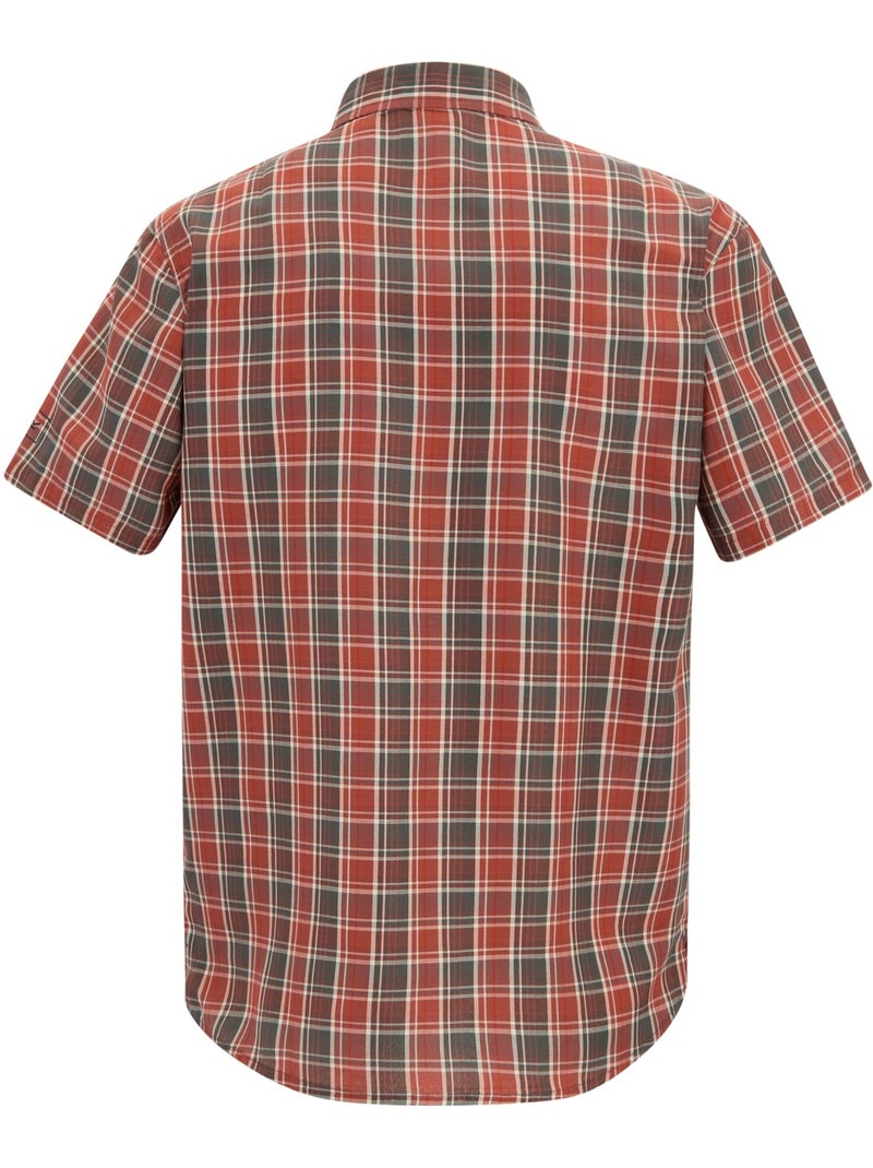 Regatta - Chemise manches courtes motif/style à carreaux MINDANO Gris foncé - Kiabi