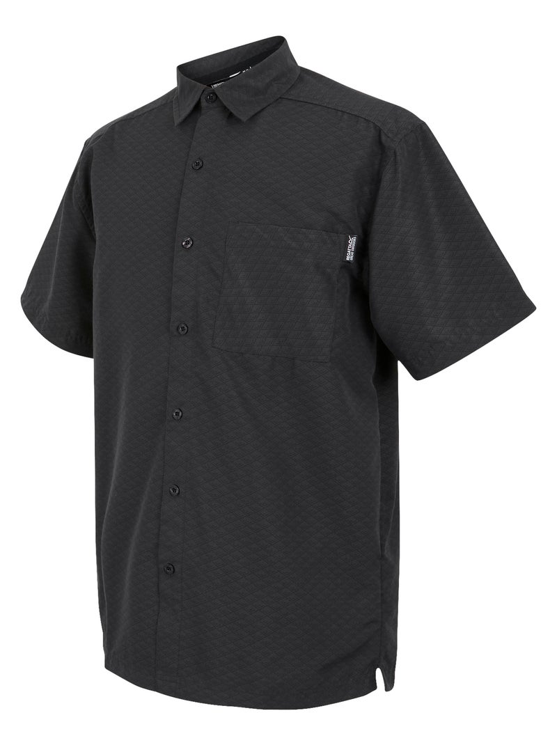 Regatta - Chemise manches courtes motif/style Triangle MINDANO Gris - Kiabi