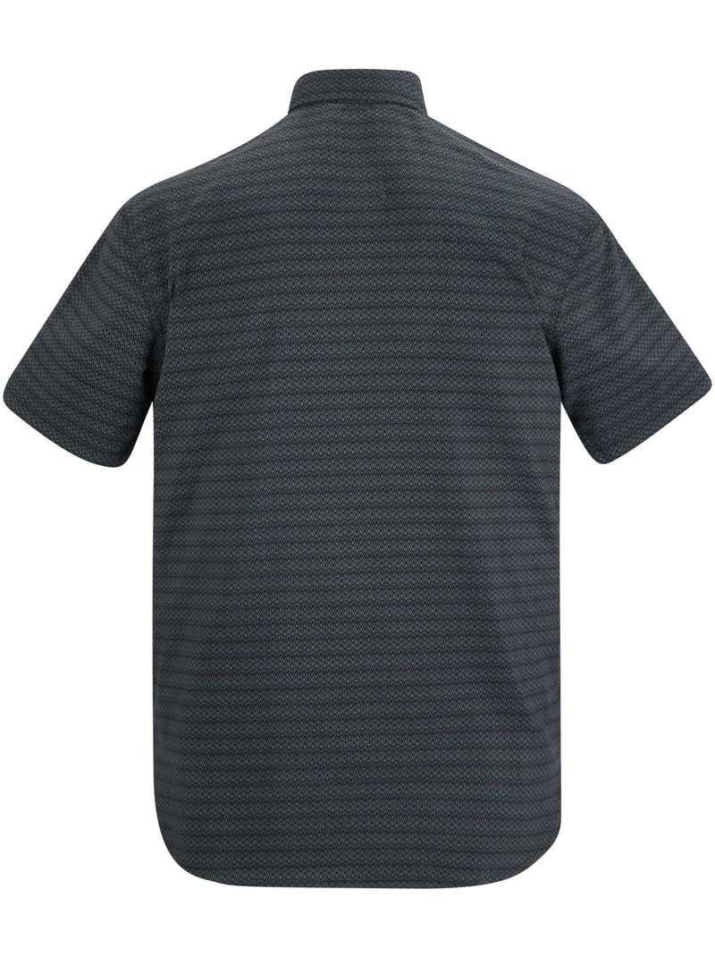Regatta - Chemise manches courtes motif/style triangle MINDANO Gris foncé - Kiabi