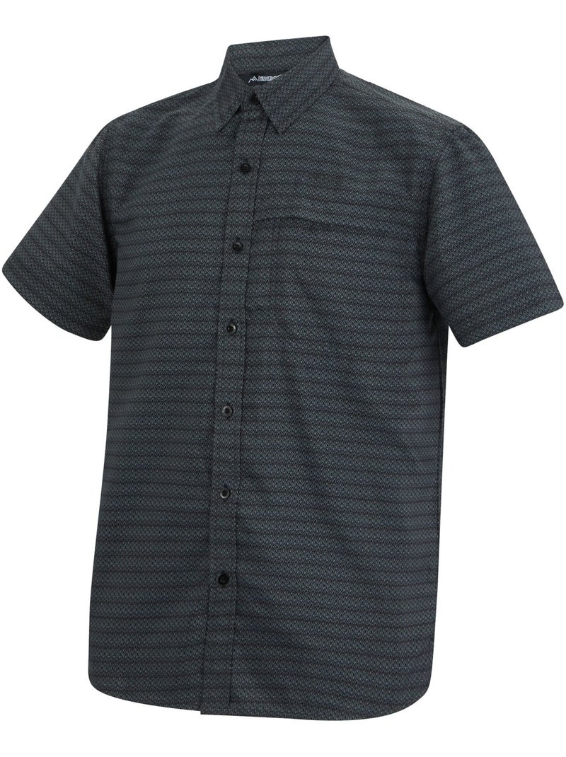 Regatta - Chemise manches courtes motif/style triangle MINDANO Gris foncé - Kiabi