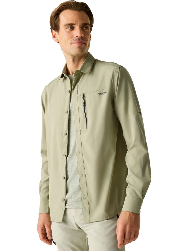 Regatta - Chemise manches longues de voyage Blanc nacré - Kiabi