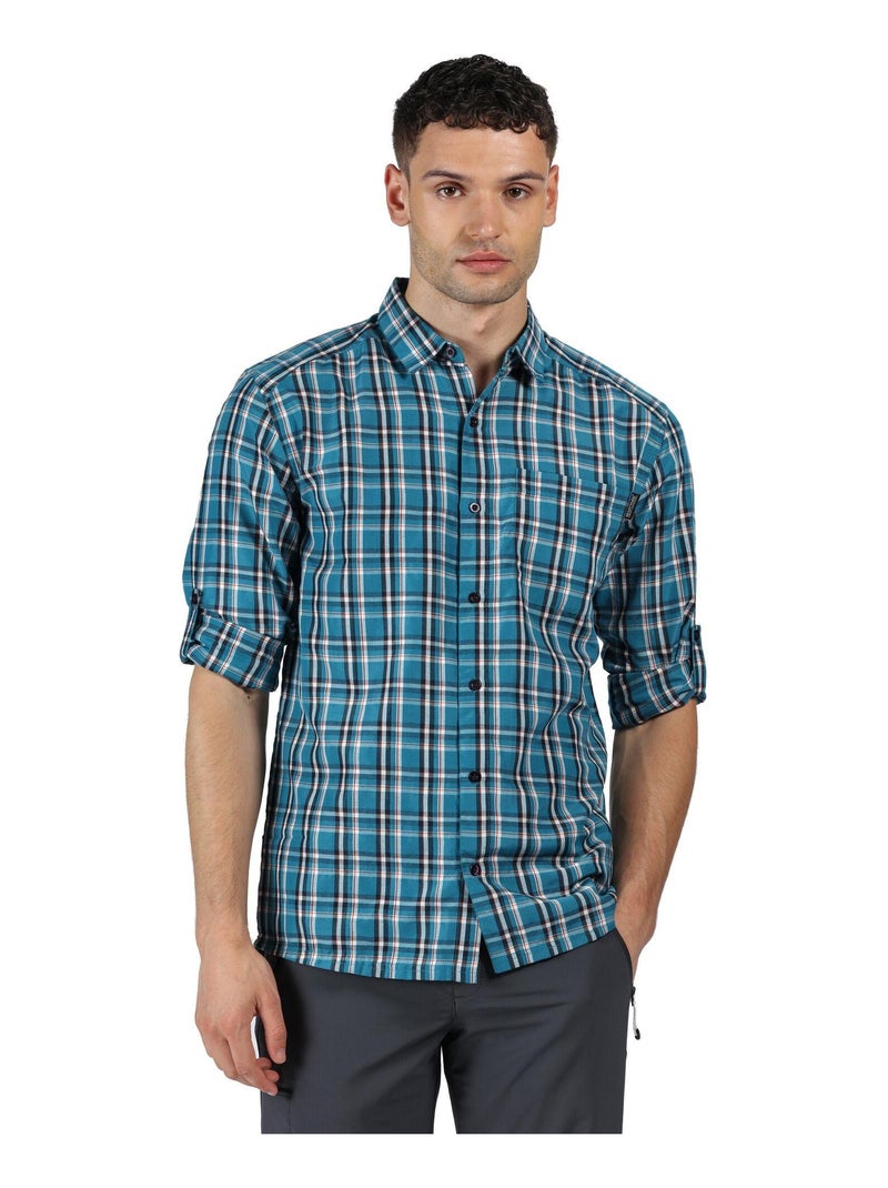 Regatta - Chemise manches longues MINDANO Bleu lagon - Kiabi