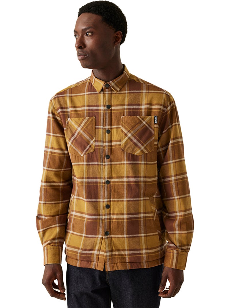 Regatta - Chemise manches longues motif/style à carreaux THAMOS Marron - Kiabi