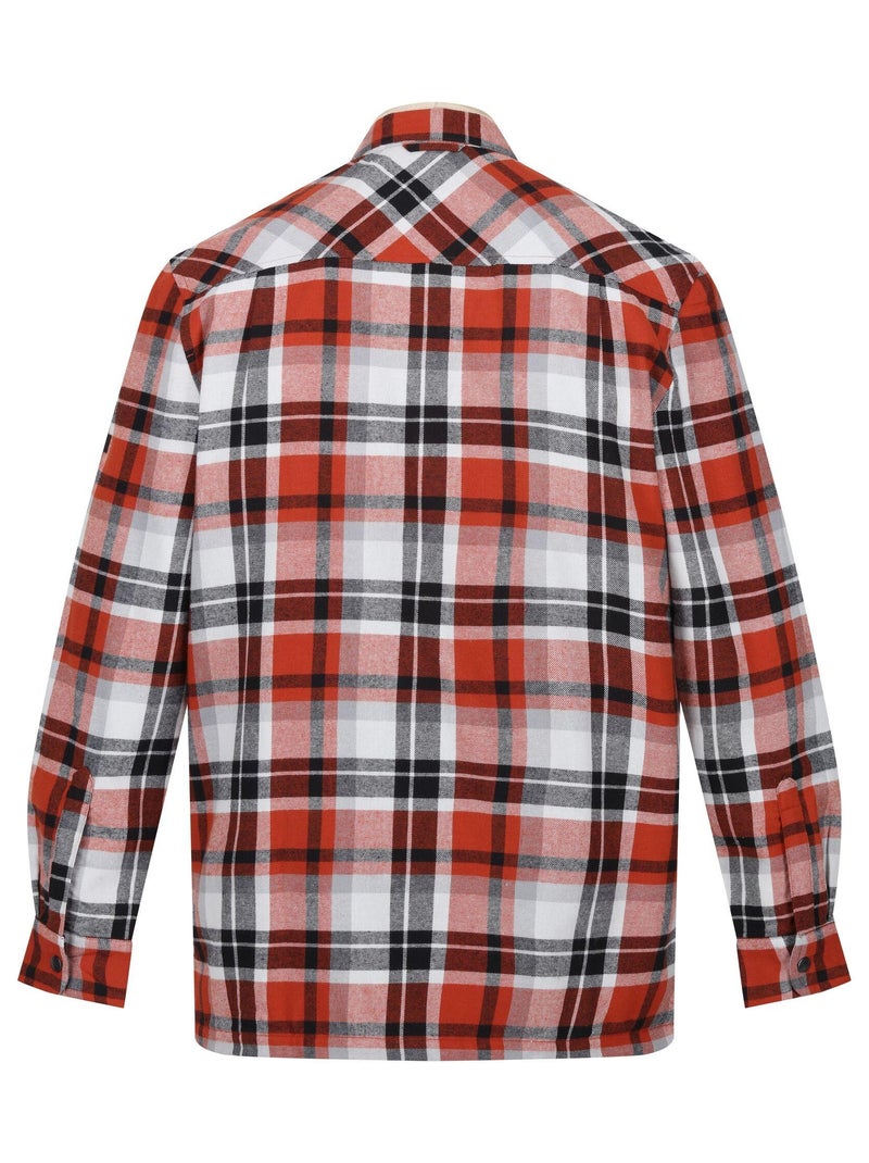 Regatta - Chemise manches longues motif/style à carreaux THAMOS Rouge brique - Kiabi