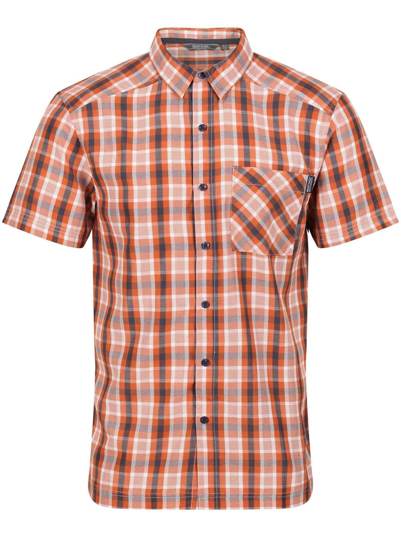 Regatta - Chemise MINDANO Orange mandarine - Kiabi