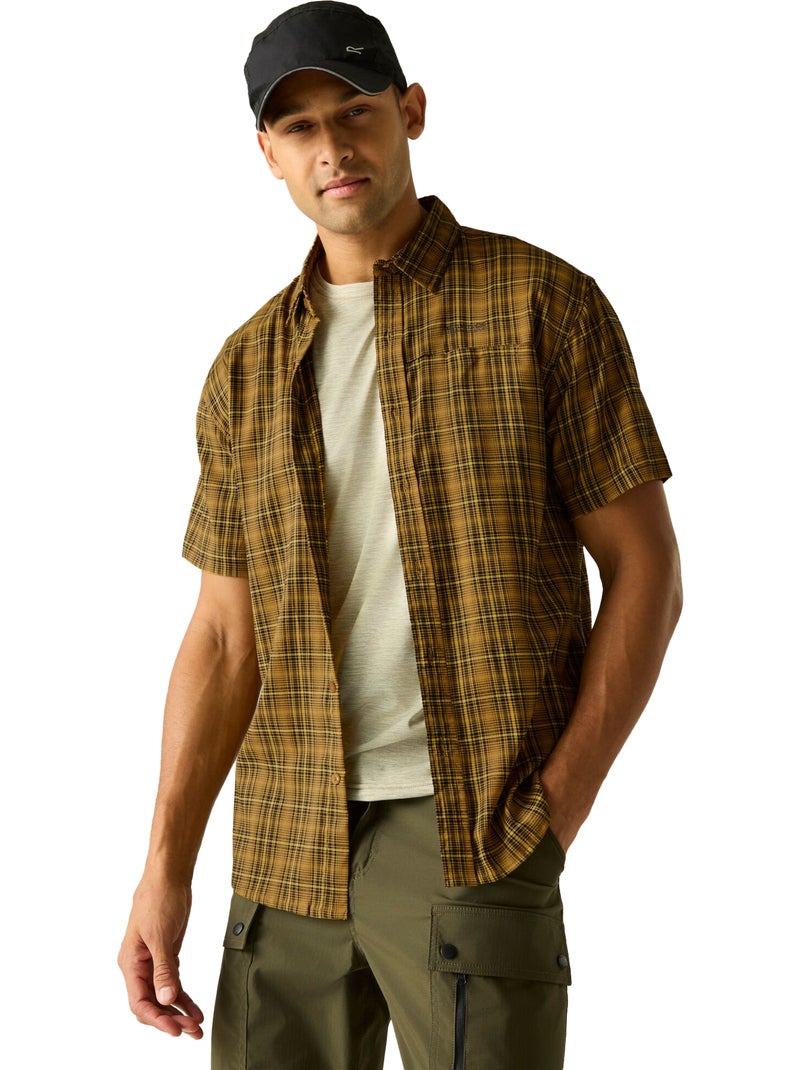 Regatta - Chemise motif/style à carreaux BEGARNO Jaune/Or - Kiabi