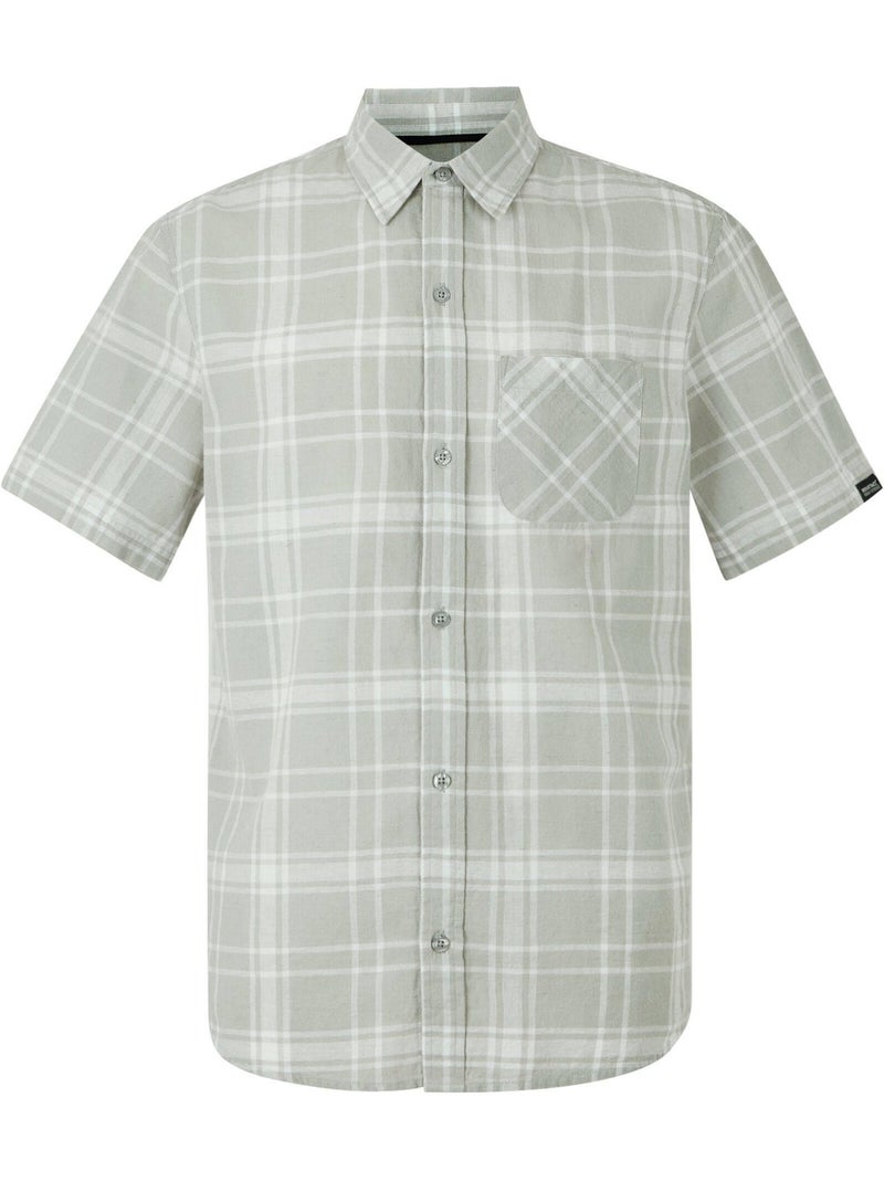 Regatta - Chemise motif/style à carreaux LORAN Gris Argenté - Kiabi