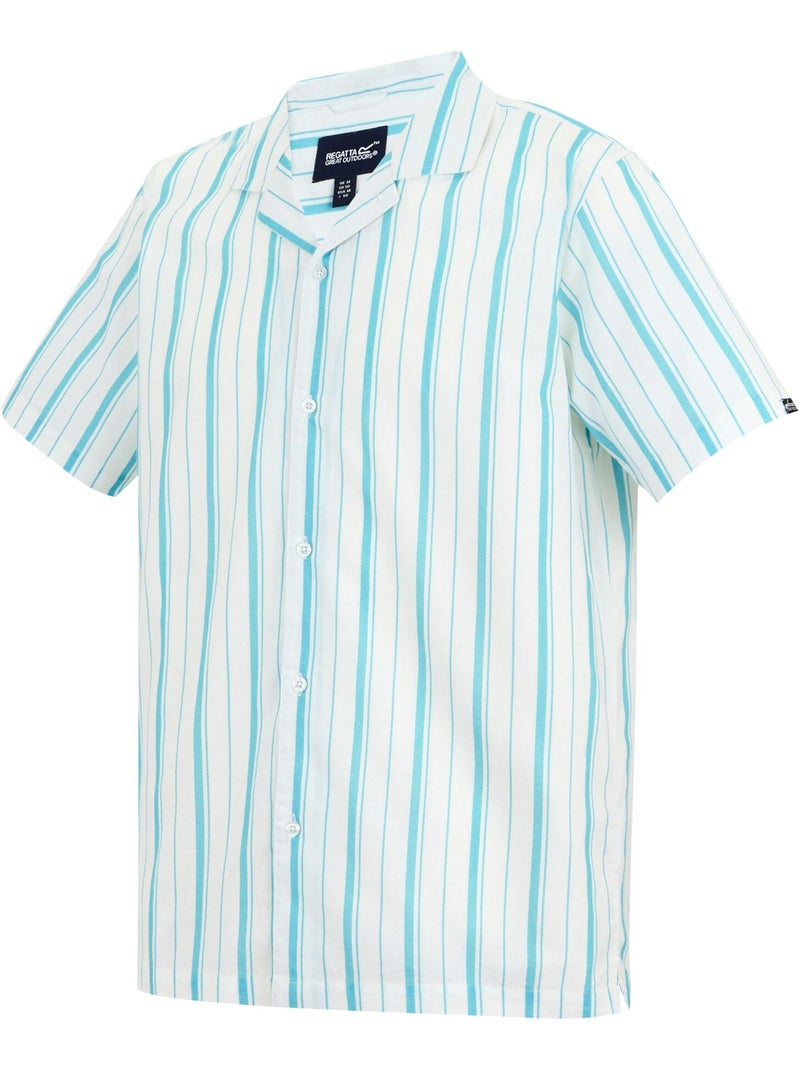 Regatta - Chemise motif/style rayé HADLIN Blanc - Kiabi