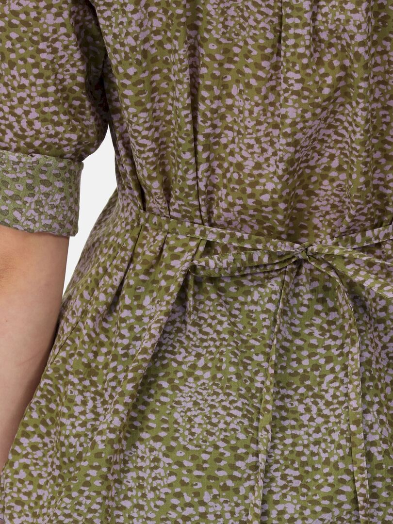 Chemisier Vintage Vert Pomme Pastel - Taille 42 (XL) - Matière Satin - Occasion Bon état Style Rétro