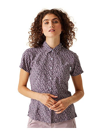 Regatta - Chemisier manches courtes motif/style Imprimé petites fleurs MINDANO