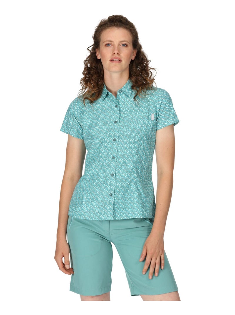 Regatta - Chemisier MINDANO Bleu azur - Kiabi